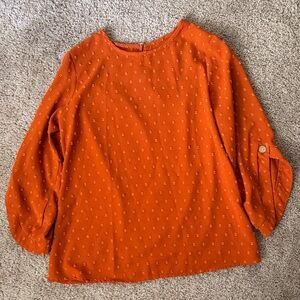 Elegant Orange Blouse for Women